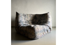 Chaise longue à reglage continu, Noire